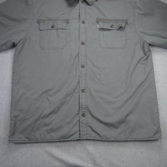 Levis Jacket Mens XXL Gray Sherpa Lined‎ Trucker Coat Button Up Workwear - Picture 5 of 16